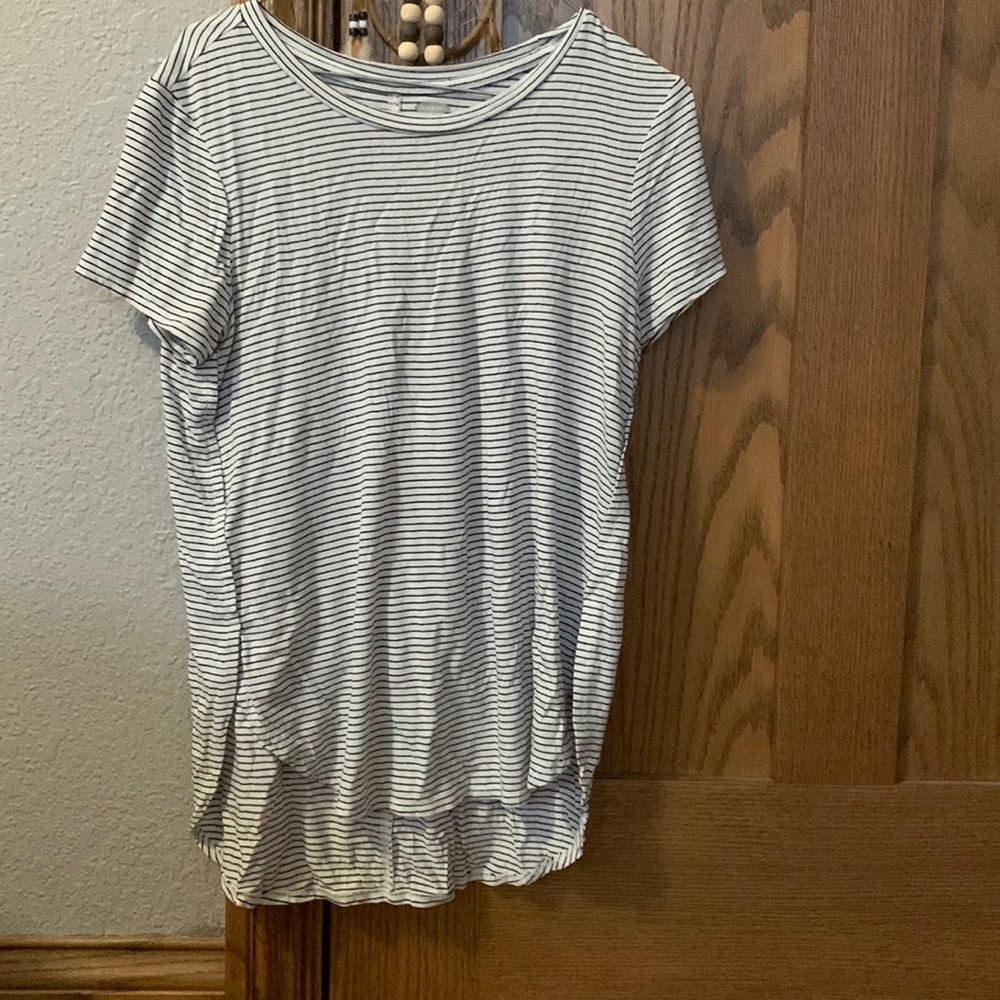 Striped shirt from old navy. This is a very comfy soft shirt, it is a year old.